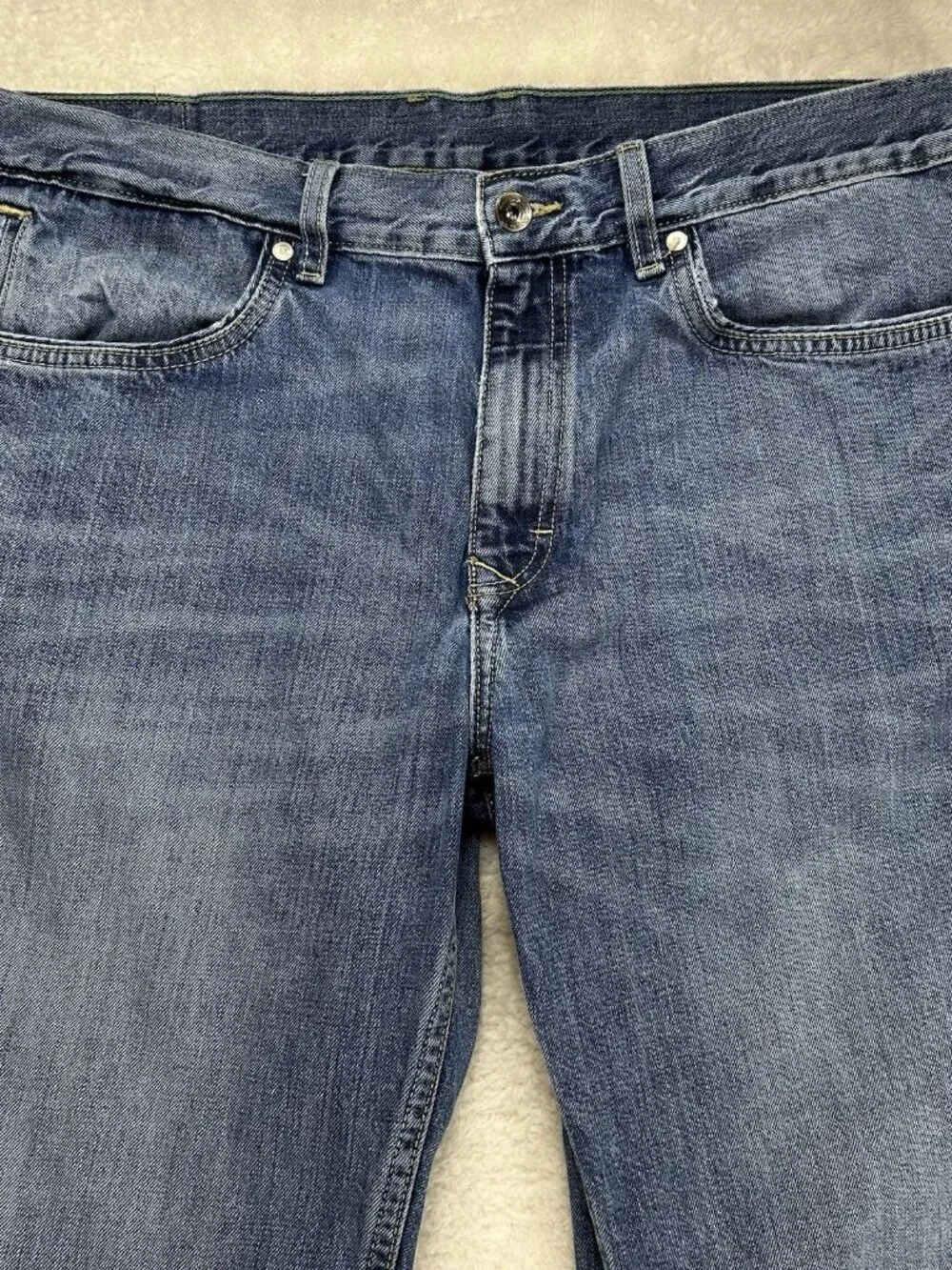 Emidio Tucci Jeans Men’s 36x32 Cotton Blend 5-Pocket Blue Denim